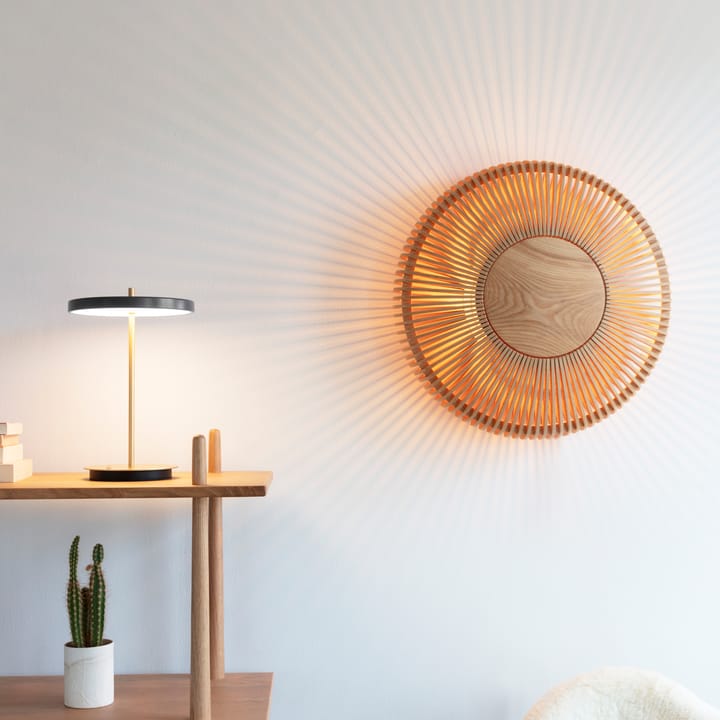 Clava Up vegglampe large, Eik Umage