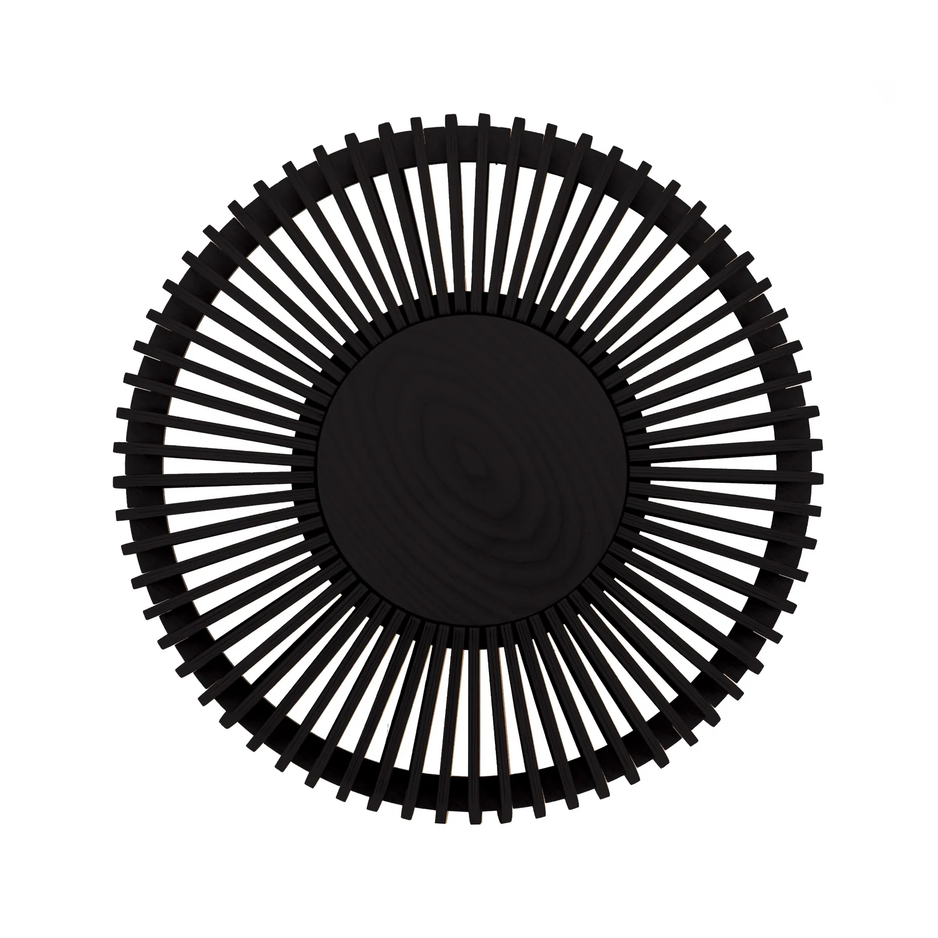 Clava Up vegglampe medium, Svart eik Umage