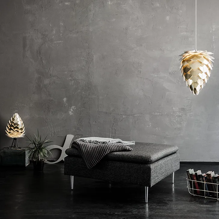 Conia lampe børstet messing, Diameter 40 cm Umage