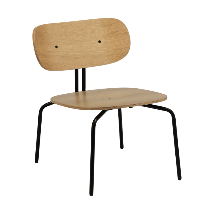 Curious loungefåtølje - Oak-black - Umage