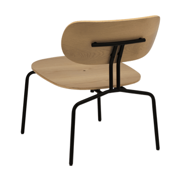 Curious loungefåtølje - Oak-black - Umage