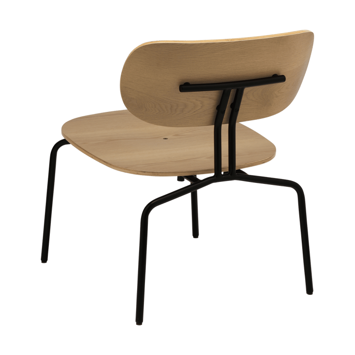 Curious loungefåtølje, Oak-black Umage