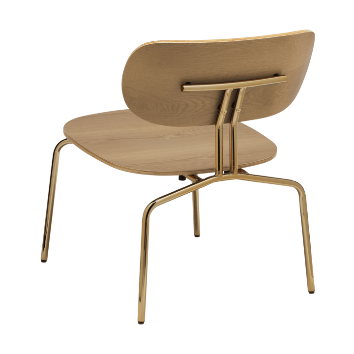 Curious loungefåtølje, Oak-brass Umage