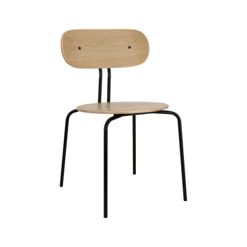 Curious stol - Oak-black legs - Umage