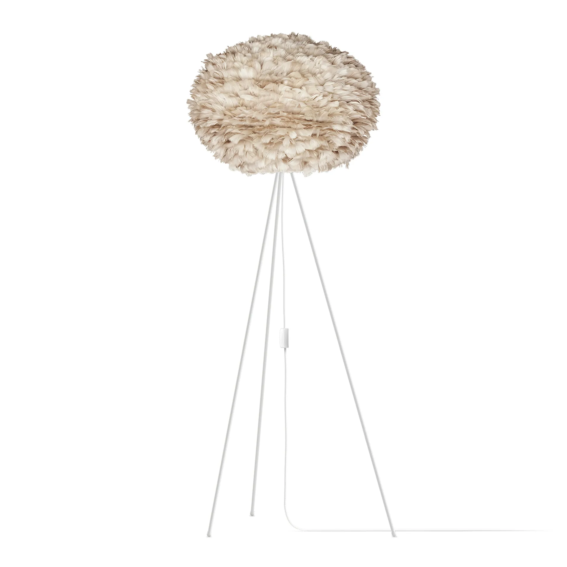 Eos lampe light brown, large Ø 65 cm Umage