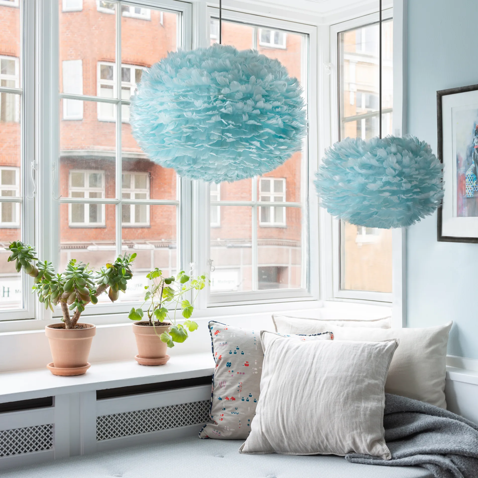 Eos lampe lyseblå, Mini Ø35 cm Umage