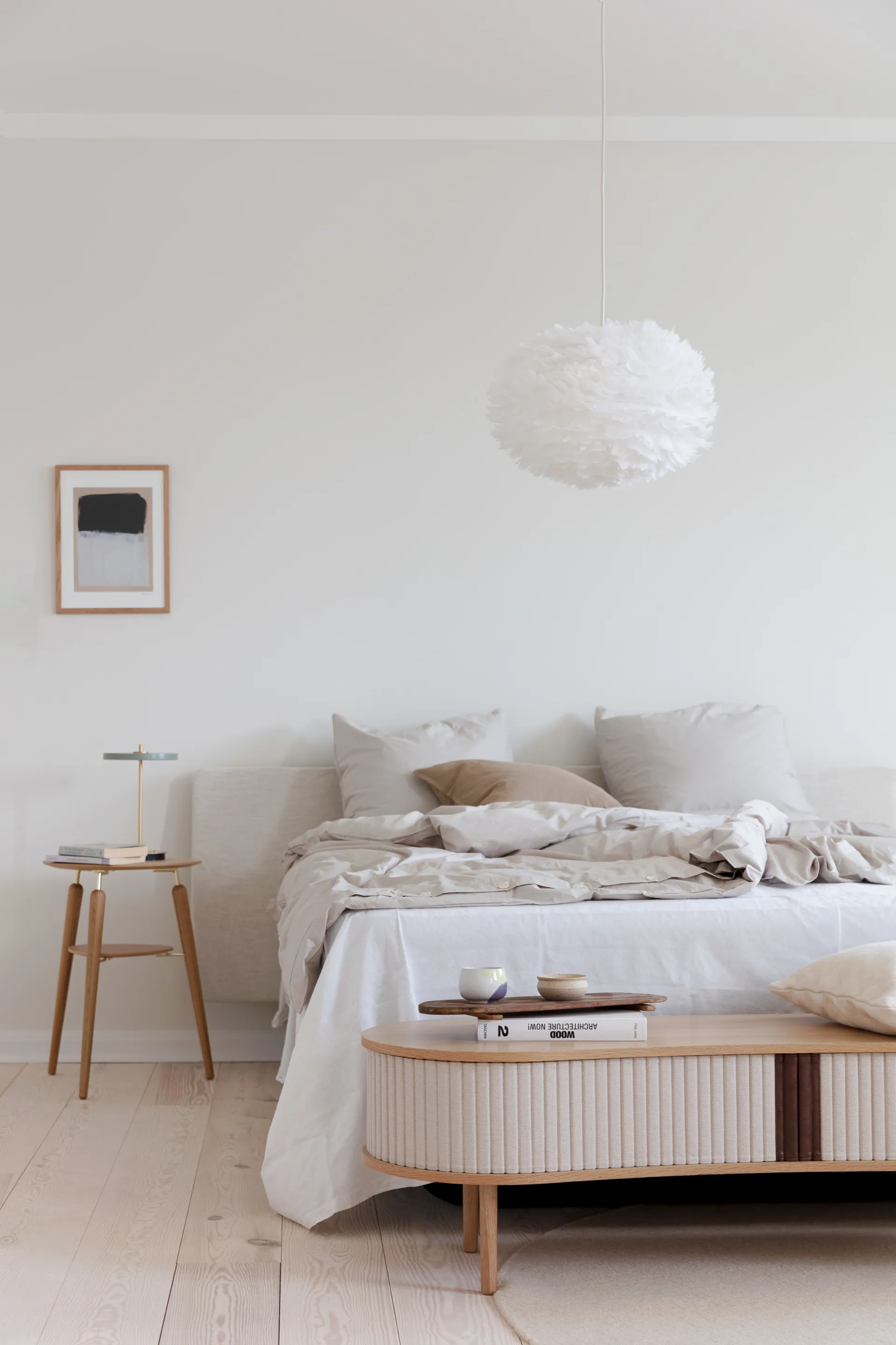 Eos pendel medium hvit Umage