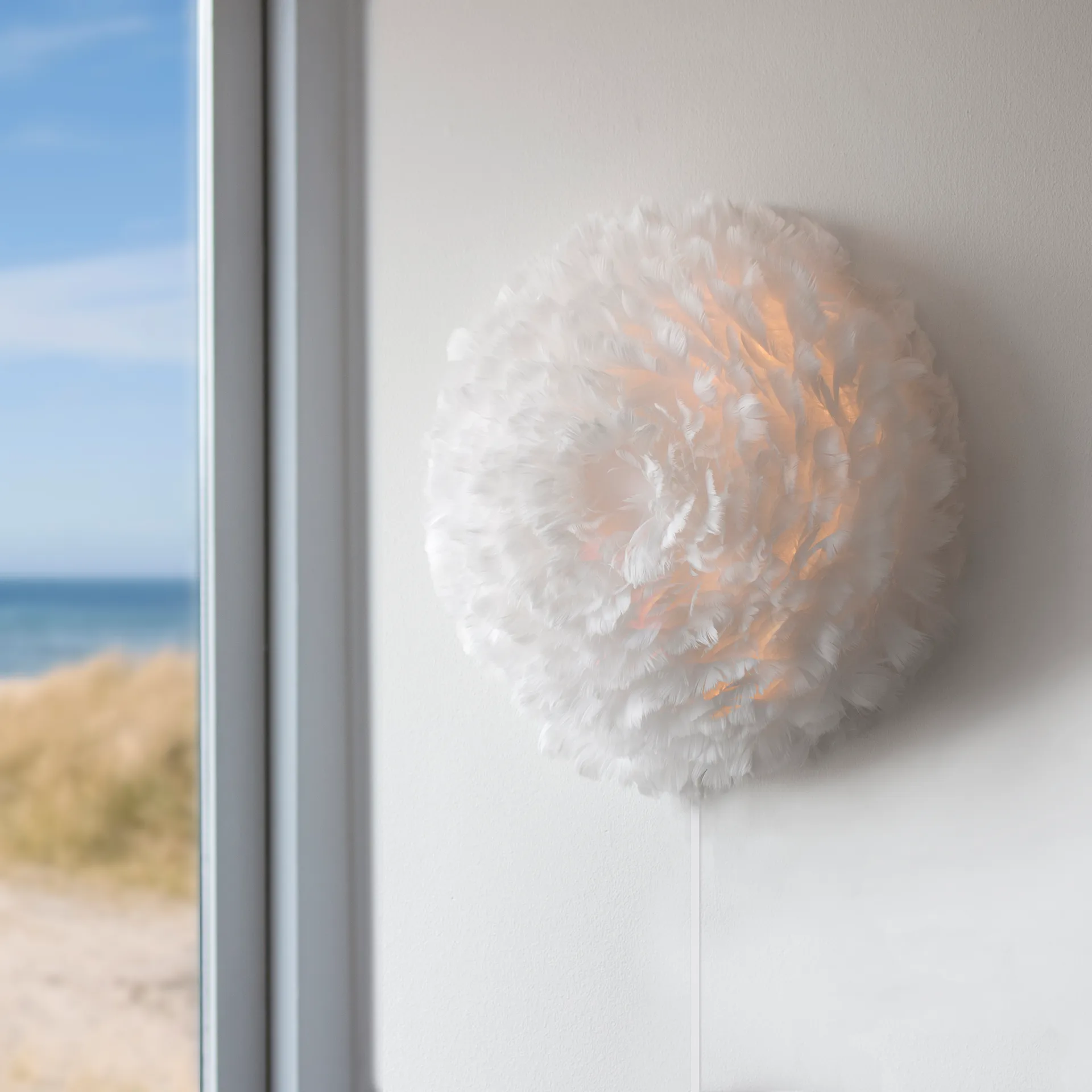 Eos Up plafond hvit, 40 cm Umage