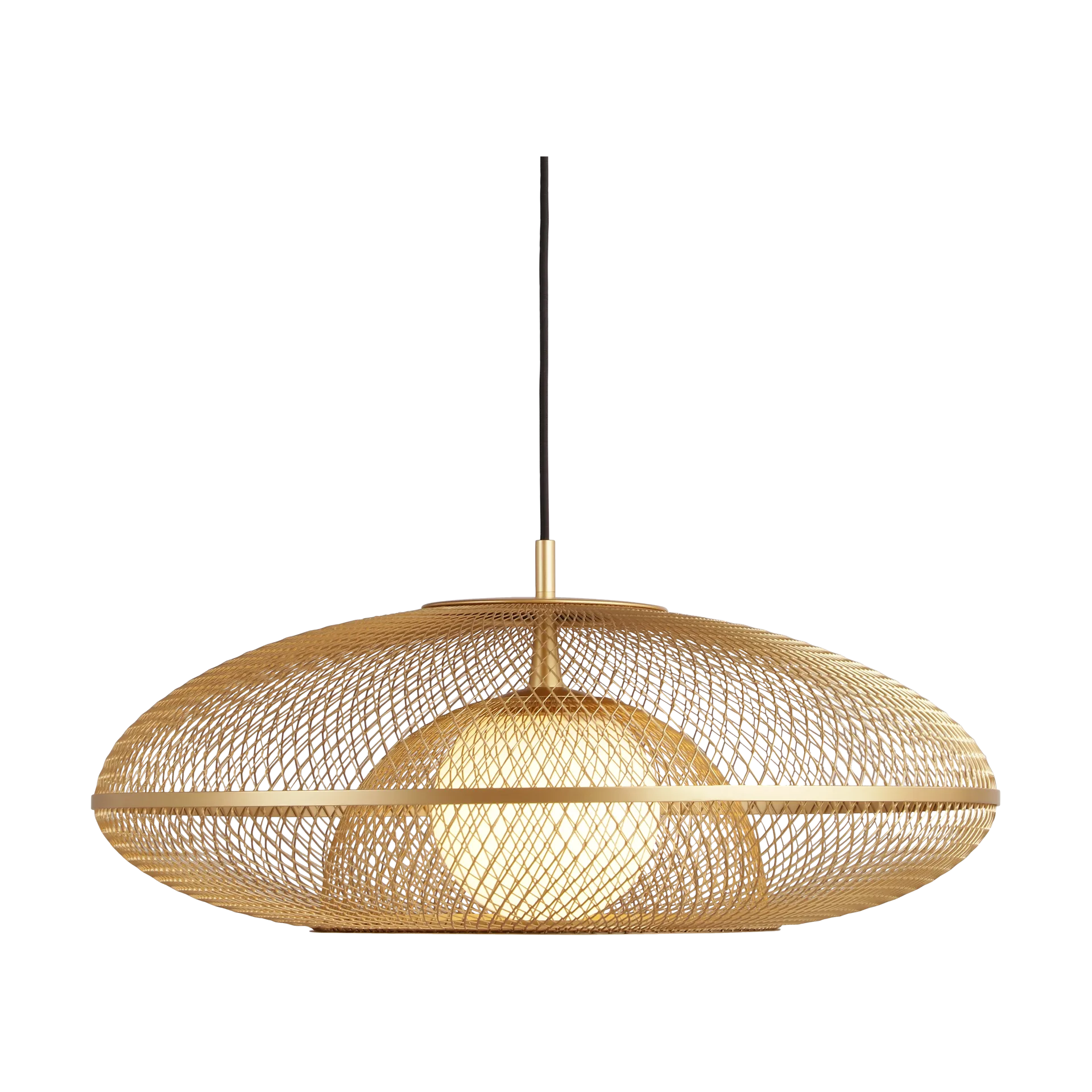 Faraday lampe, brushed brass, Large Ø60,4 Umage