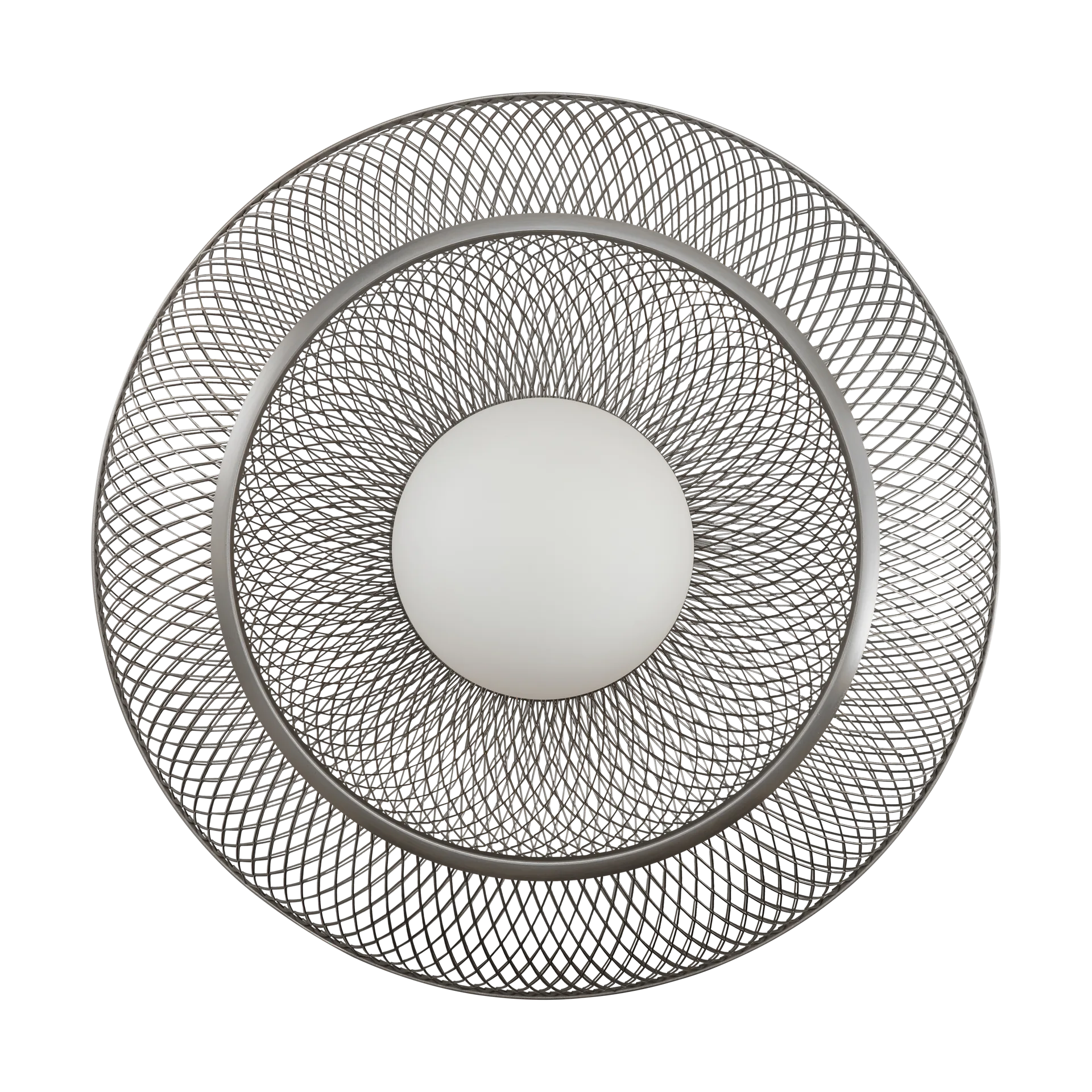 Faraday Up medium plafond, Brushed Brass Umage
