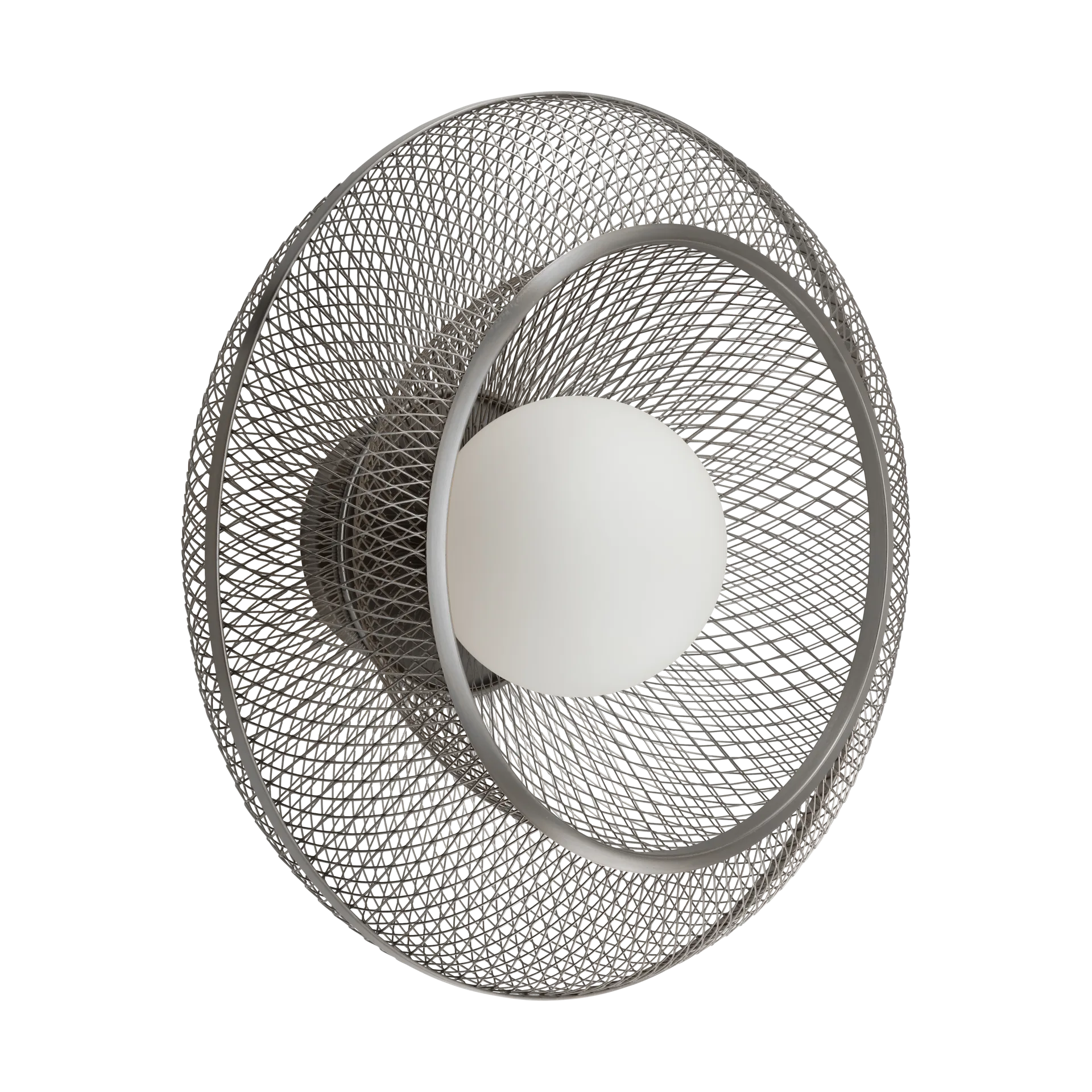Faraday Up medium plafond, Brushed Brass Umage