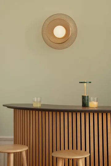 Faraday Up medium plafond - Brushed Brass - Umage