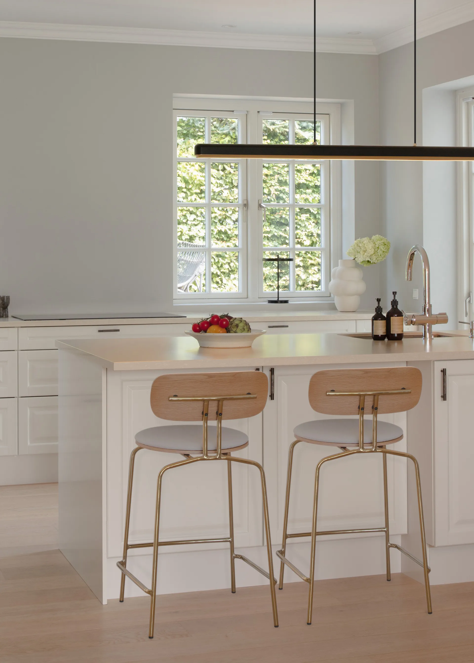 Hazel Branch 1,5m pendel, Black-brass Umage