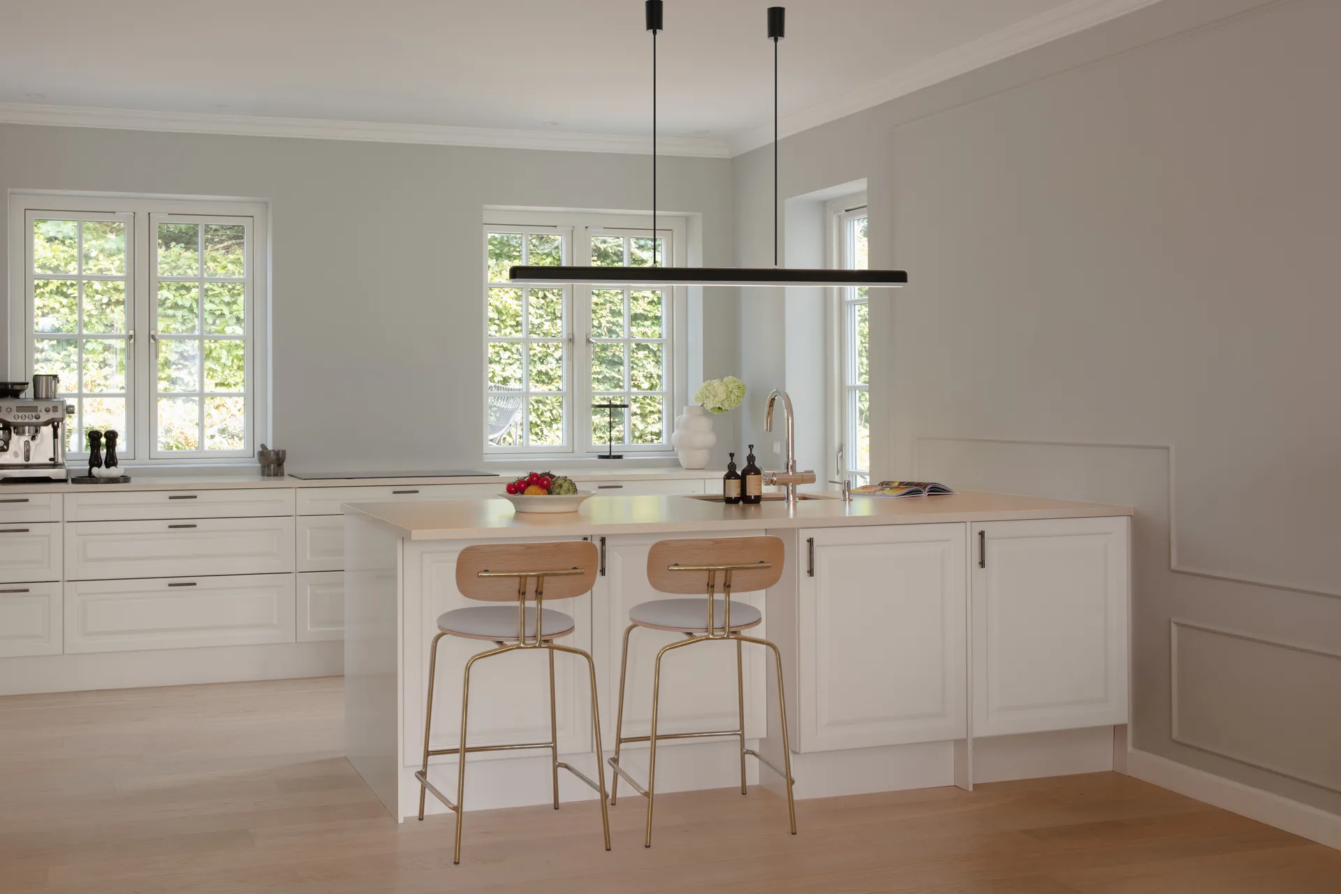 Hazel Branch 1,5m pendel, Black-steel Umage