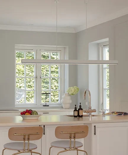 Hazel Branch 1,5m pendel, White-steel Umage