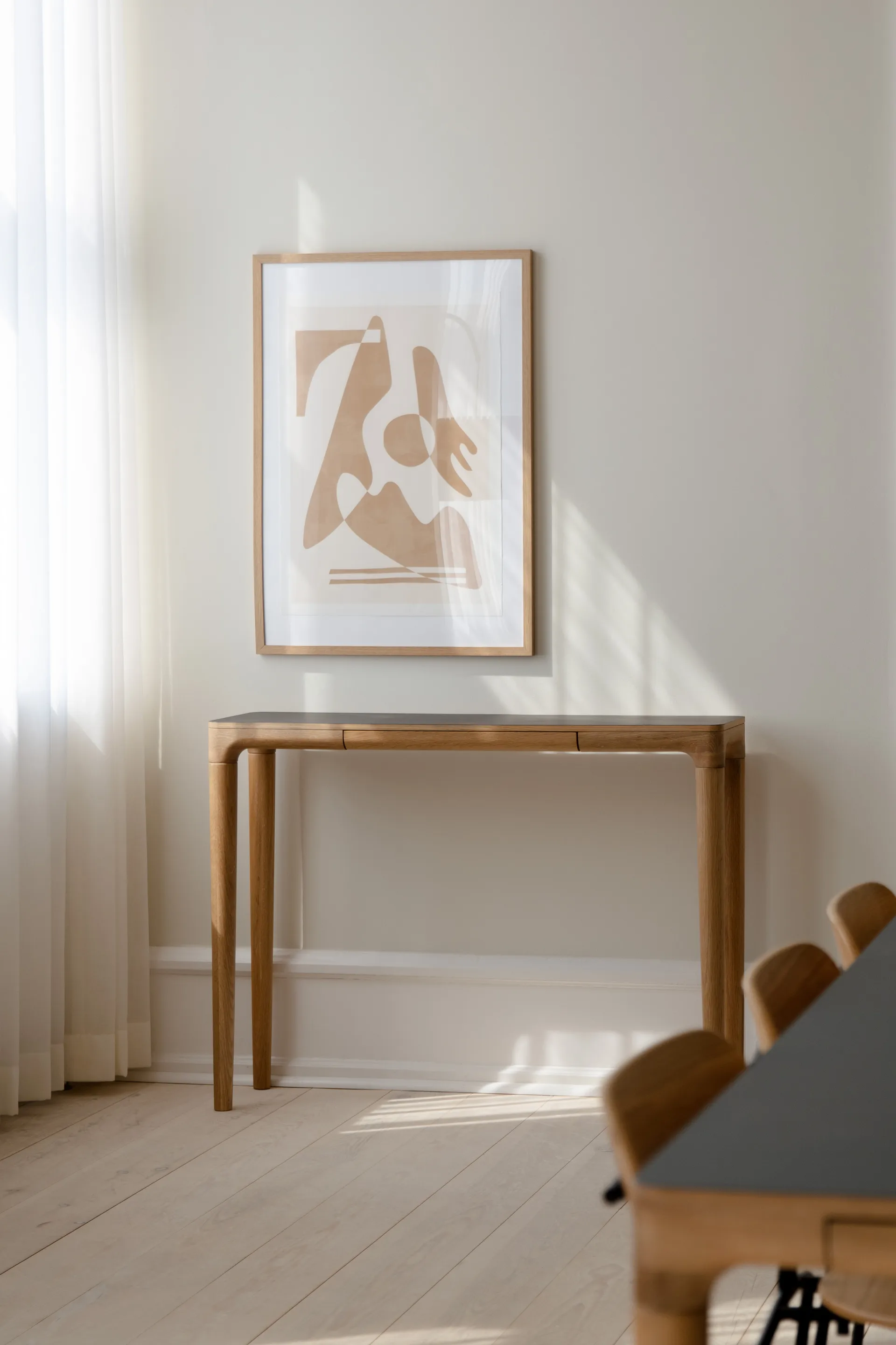 Heart'n'Soul konsollbord 120 cm, Oak-obsidian black Umage