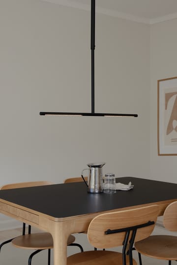 Heart'n'Soul spisebord 90x120 cm - Oak-obsidian black - Umage