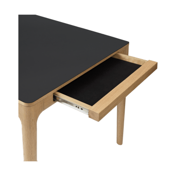 Heart'n'Soul spisebord 90x200 cm - Oak-obsidian black - Umage