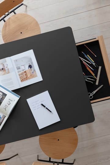 Heart'n'Soul spisebord 90x200 cm - Oak-obsidian black - Umage