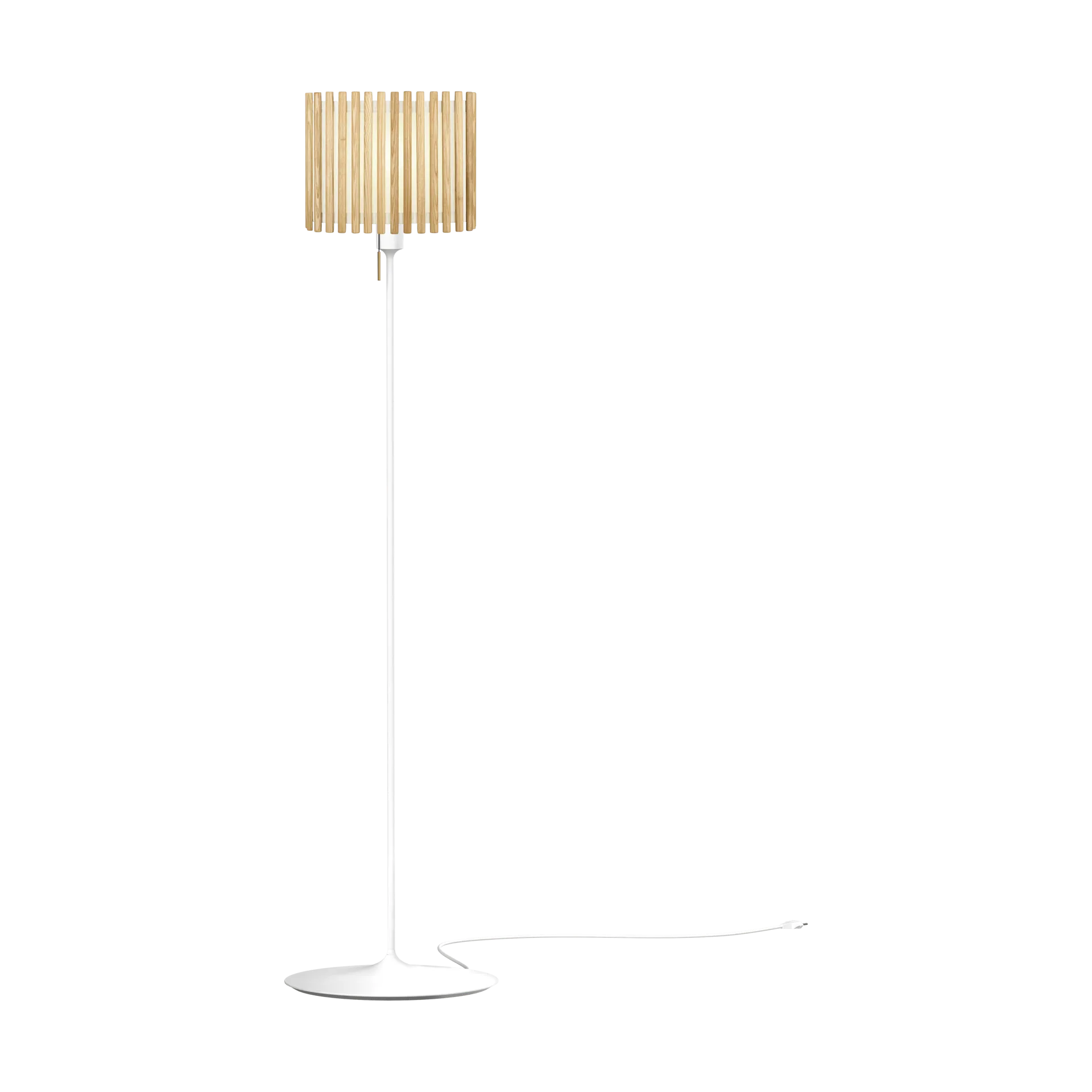 Komorebi gulvlampe medium, Rectangular oak-hvit Umage