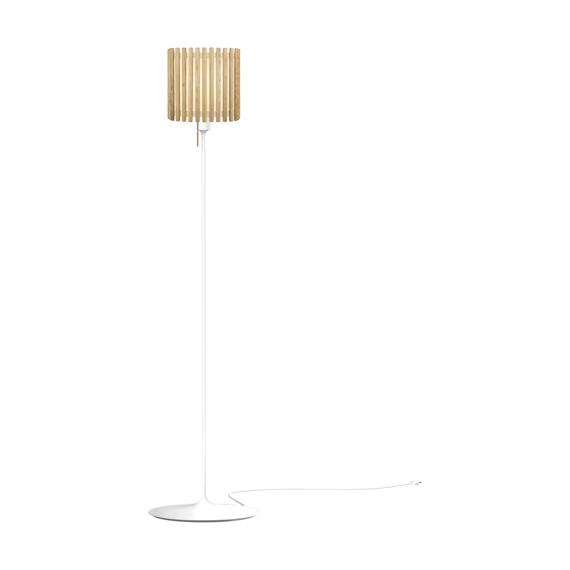 Komorebi gulvlampe medium, Square oak-Vit Umage