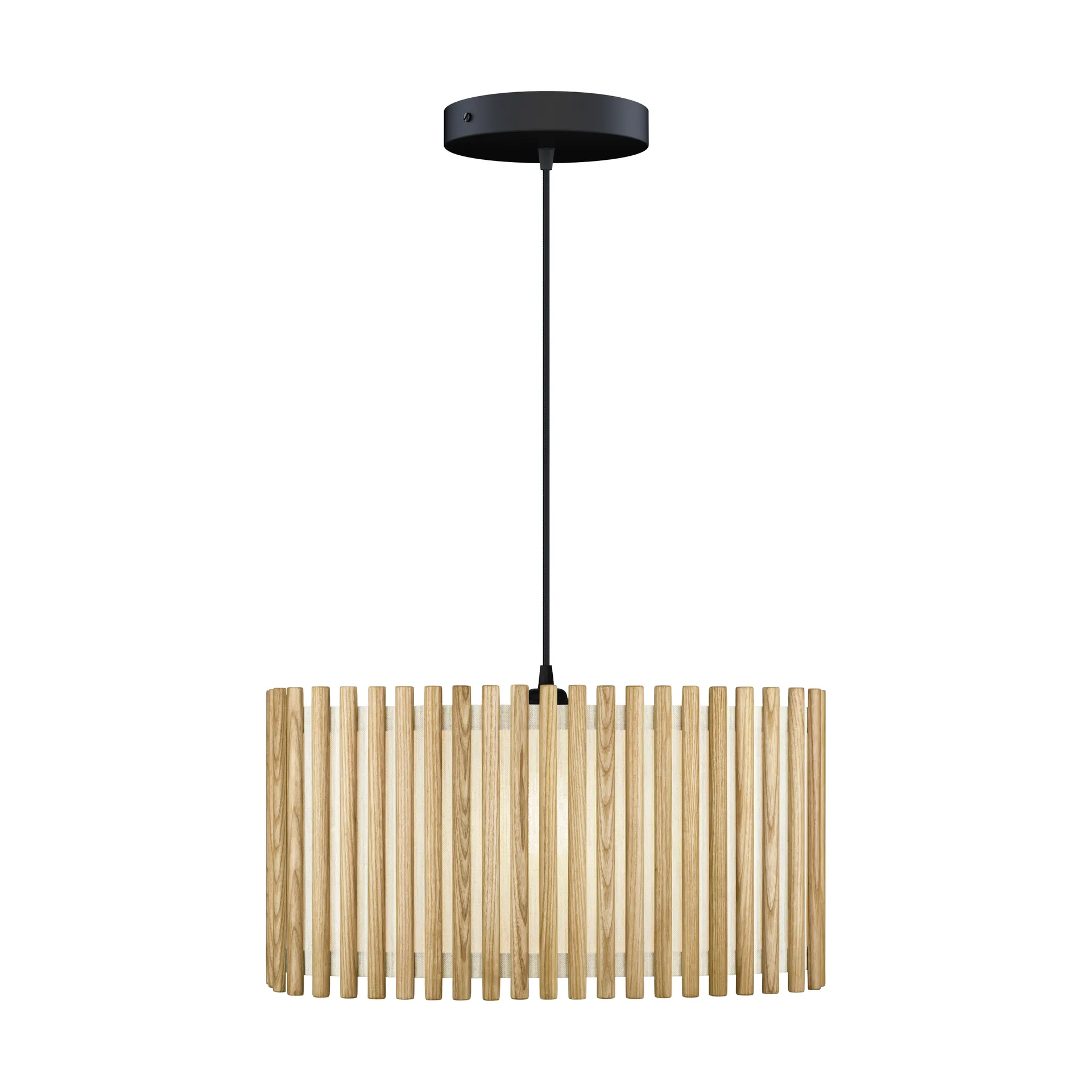 Komorebi pendel large, Rectangular oak-svart Umage