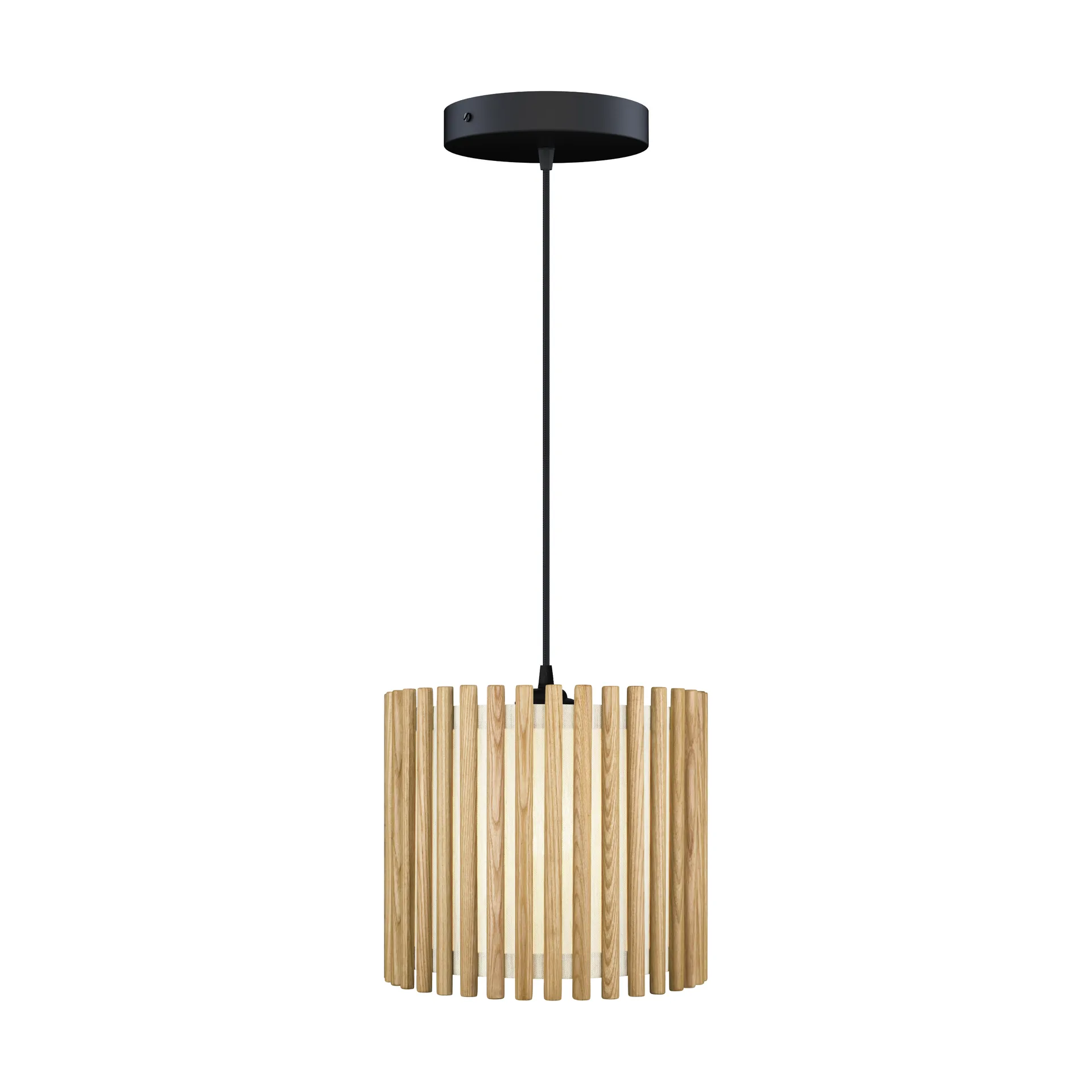 Komorebi pendel medium, Circle oak-svart Umage