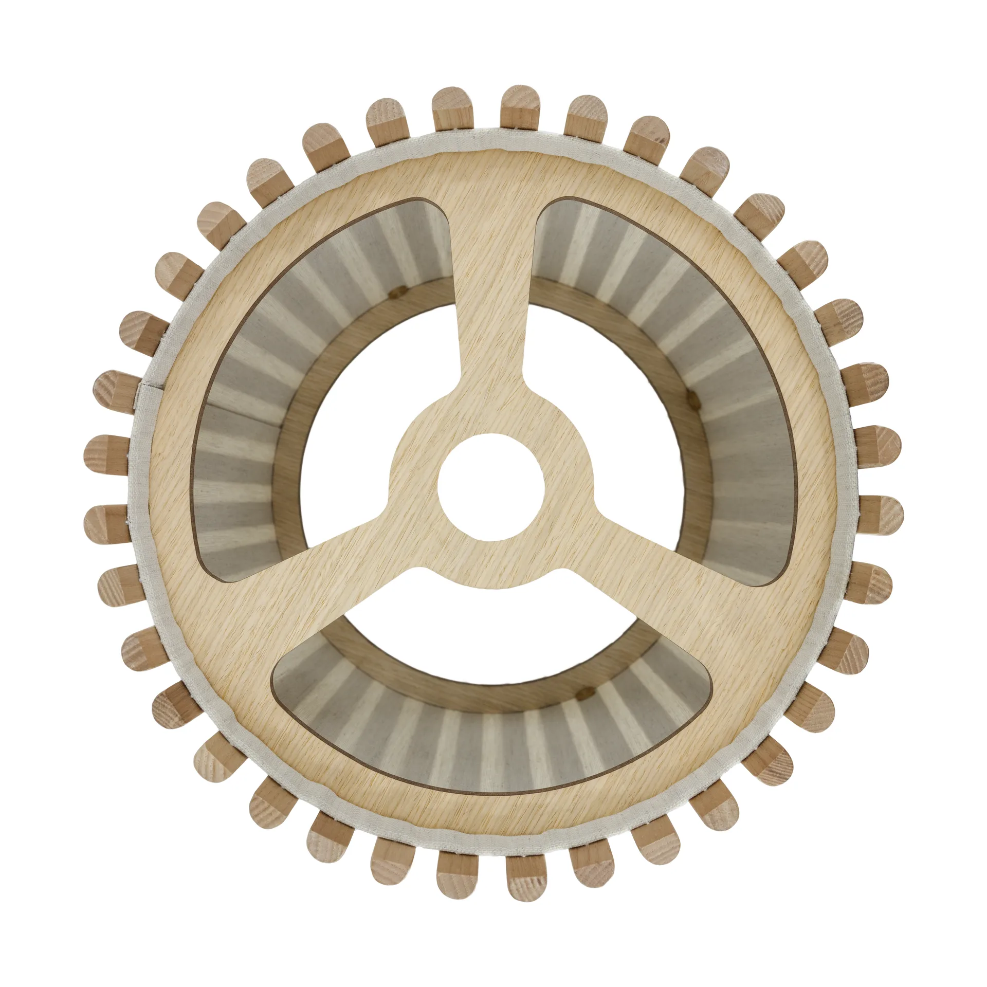Komorebi pendel medium, Circle oak-svart Umage