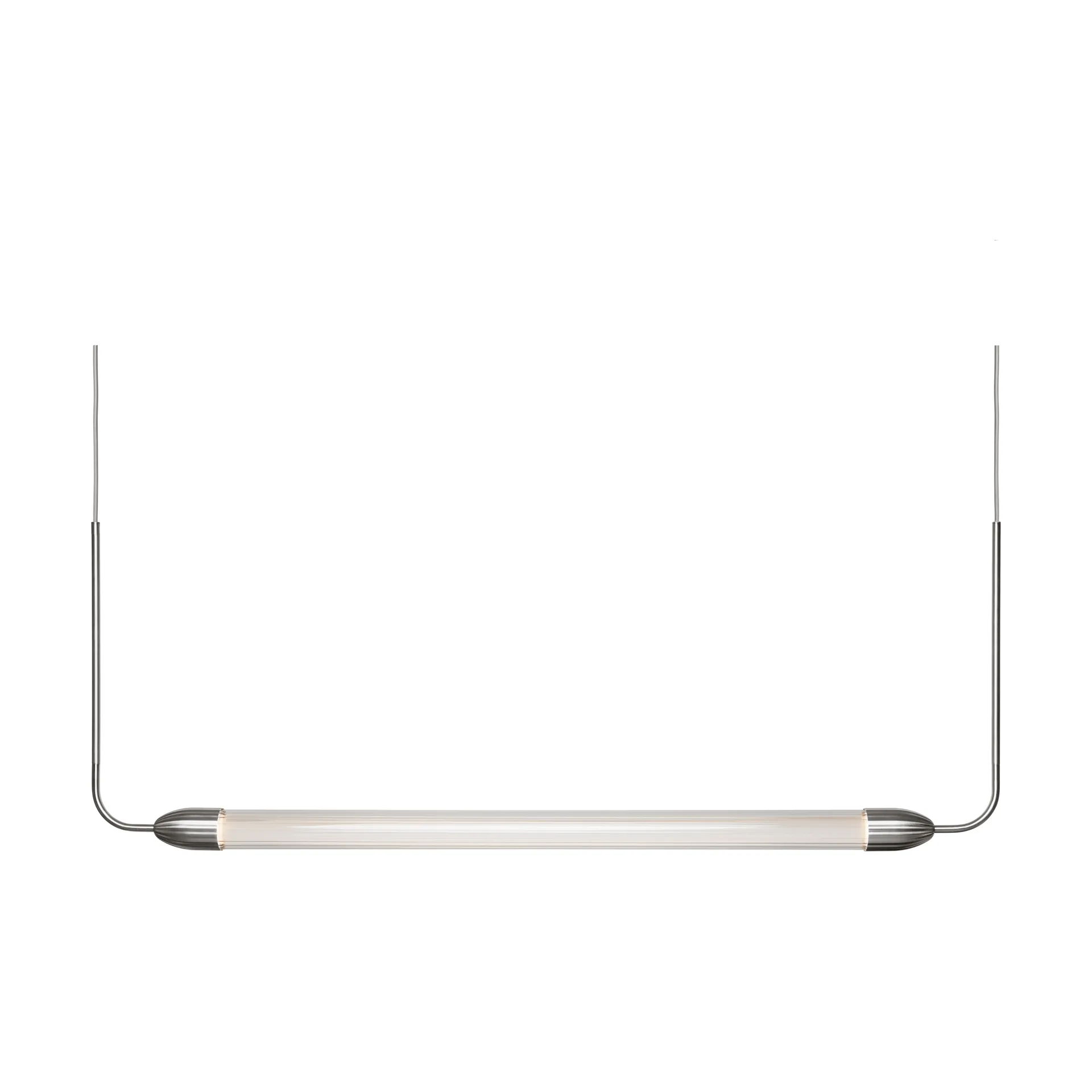 Lemon Squeeze linear pendel, Polish steel Umage