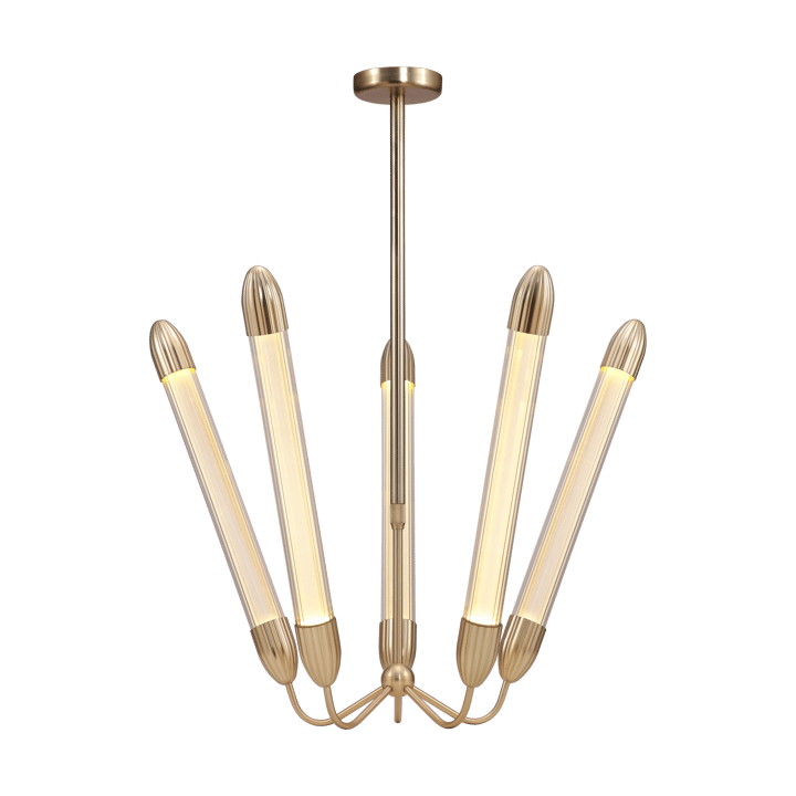 Lemon Squeeze Penta long taklampe - Plated brass - Umage