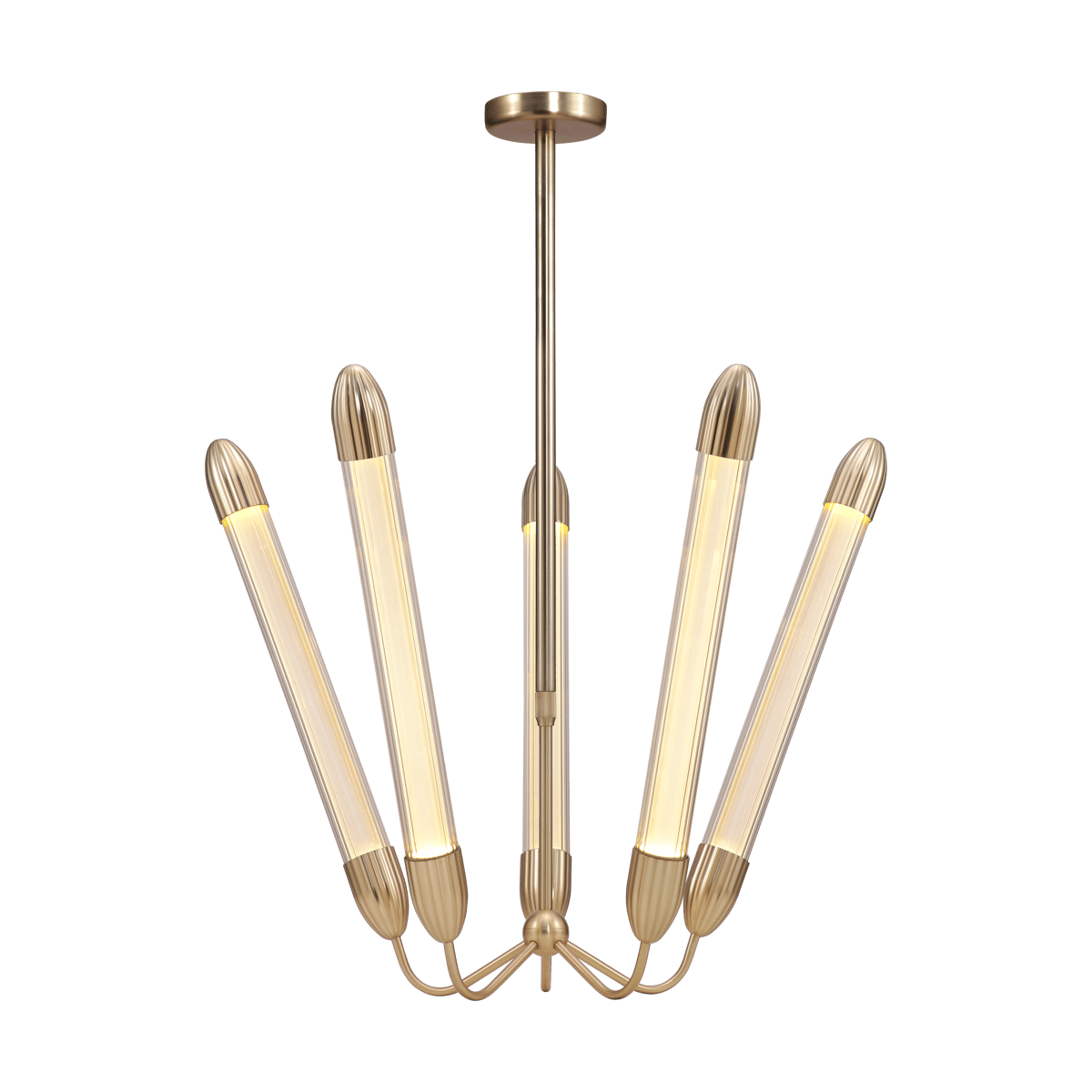 Bilde av Umage Lemon Squeeze Penta long taklampe Plated brass