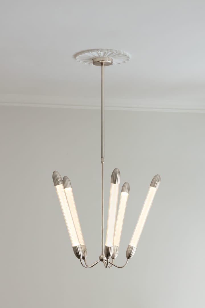 Lemon Squeeze Penta long taklampe, Polished steel Umage