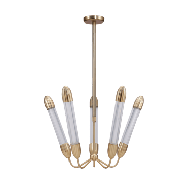 Lemon Squeeze Penta short taklampe - Plated brass - Umage
