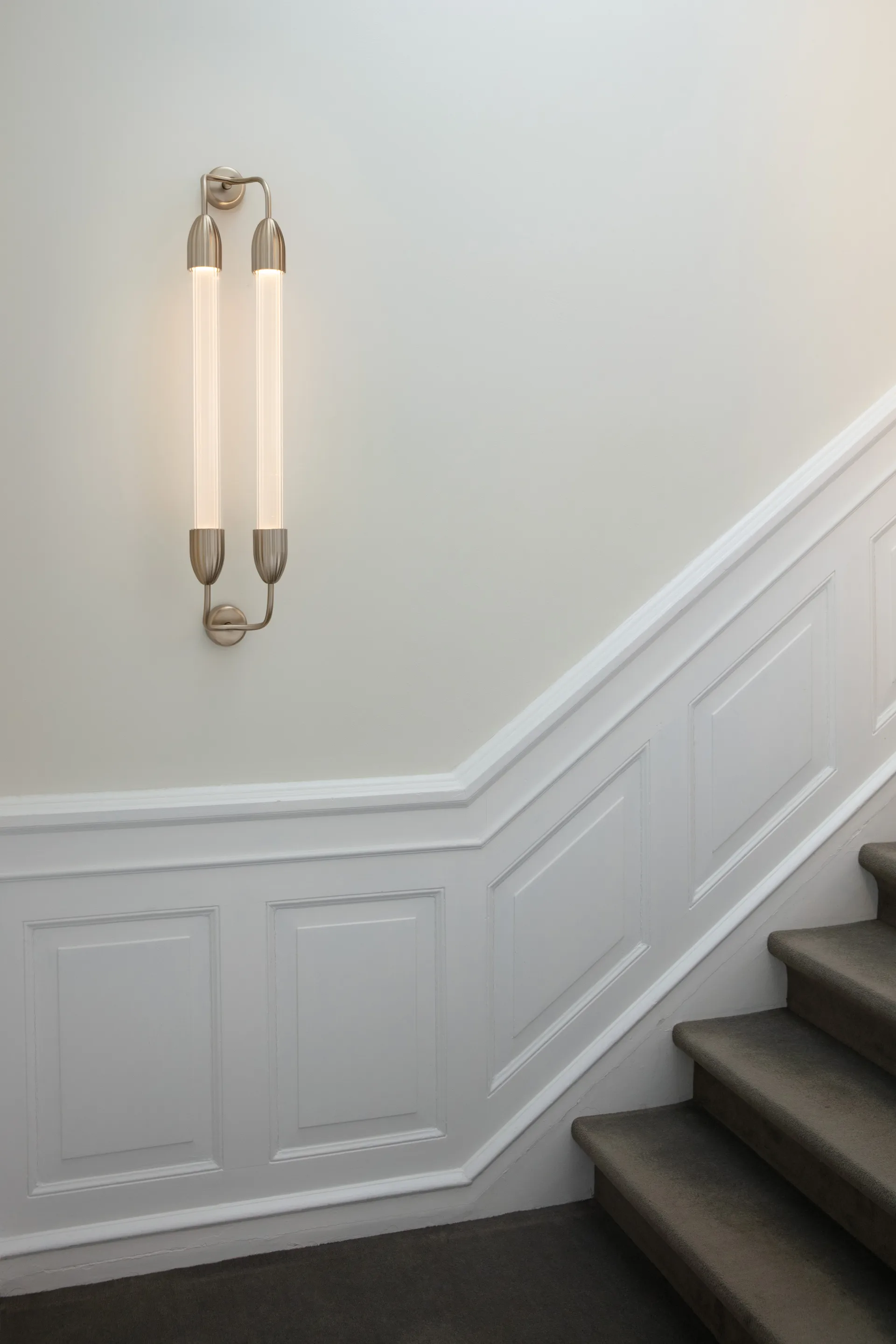 Lemon Squeeze Wall long vegglampe, Double plated brass Umage