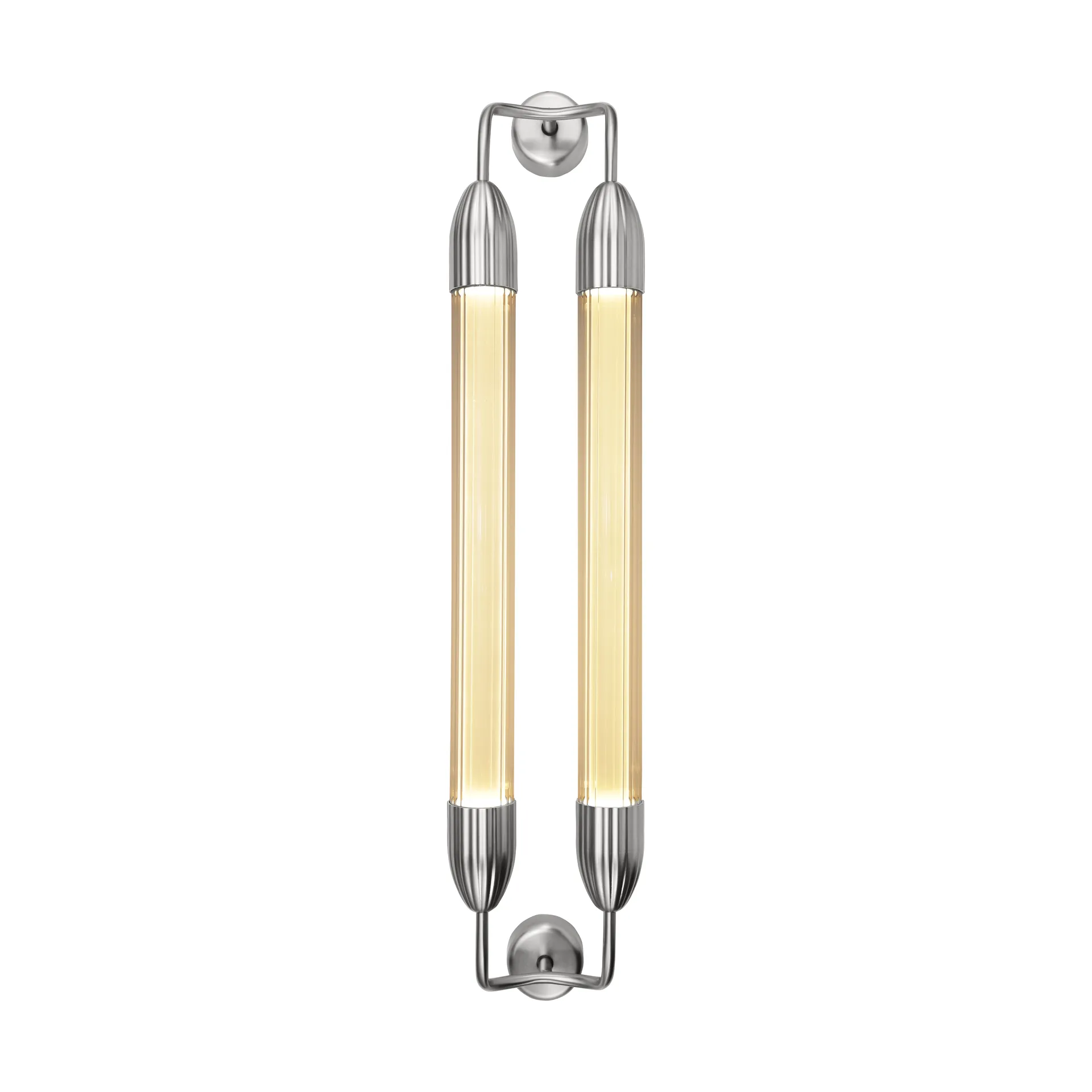 Lemon Squeeze Wall long vegglampe, Double polished steel Umage