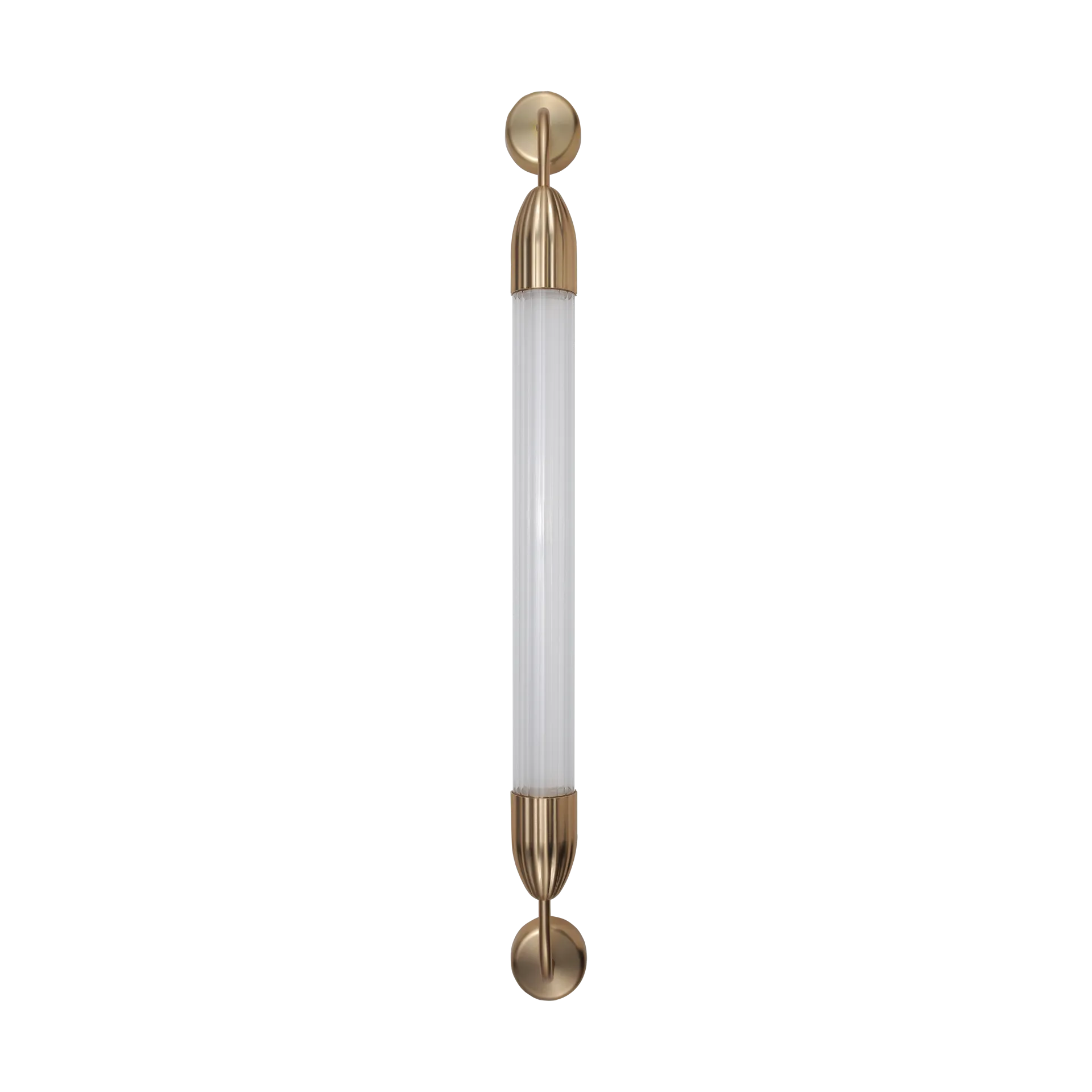 Lemon Squeeze Wall long vegglampe, Single plated brass Umage