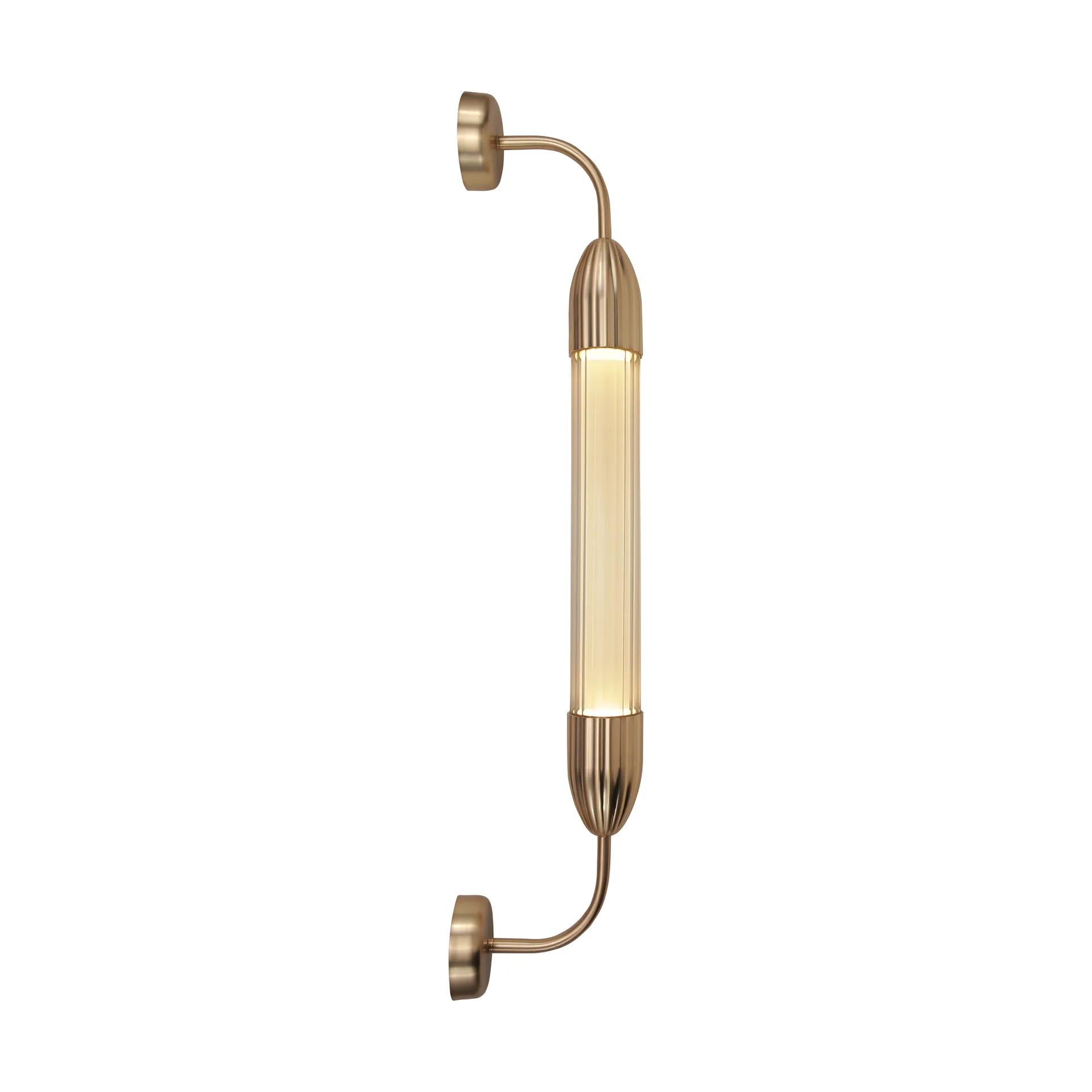 Lemon Squeeze Wall short vegglampe, Single plated brass Umage