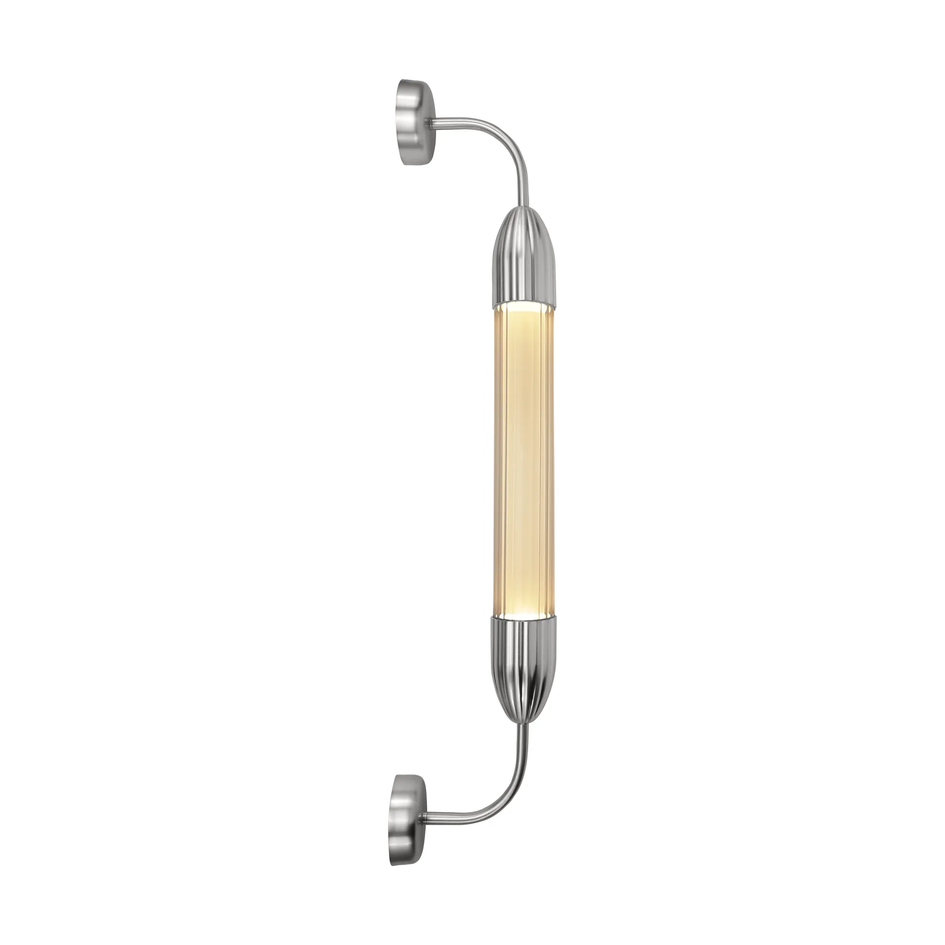 Lemon Squeeze Wall short vegglampe, Single polished steel Umage