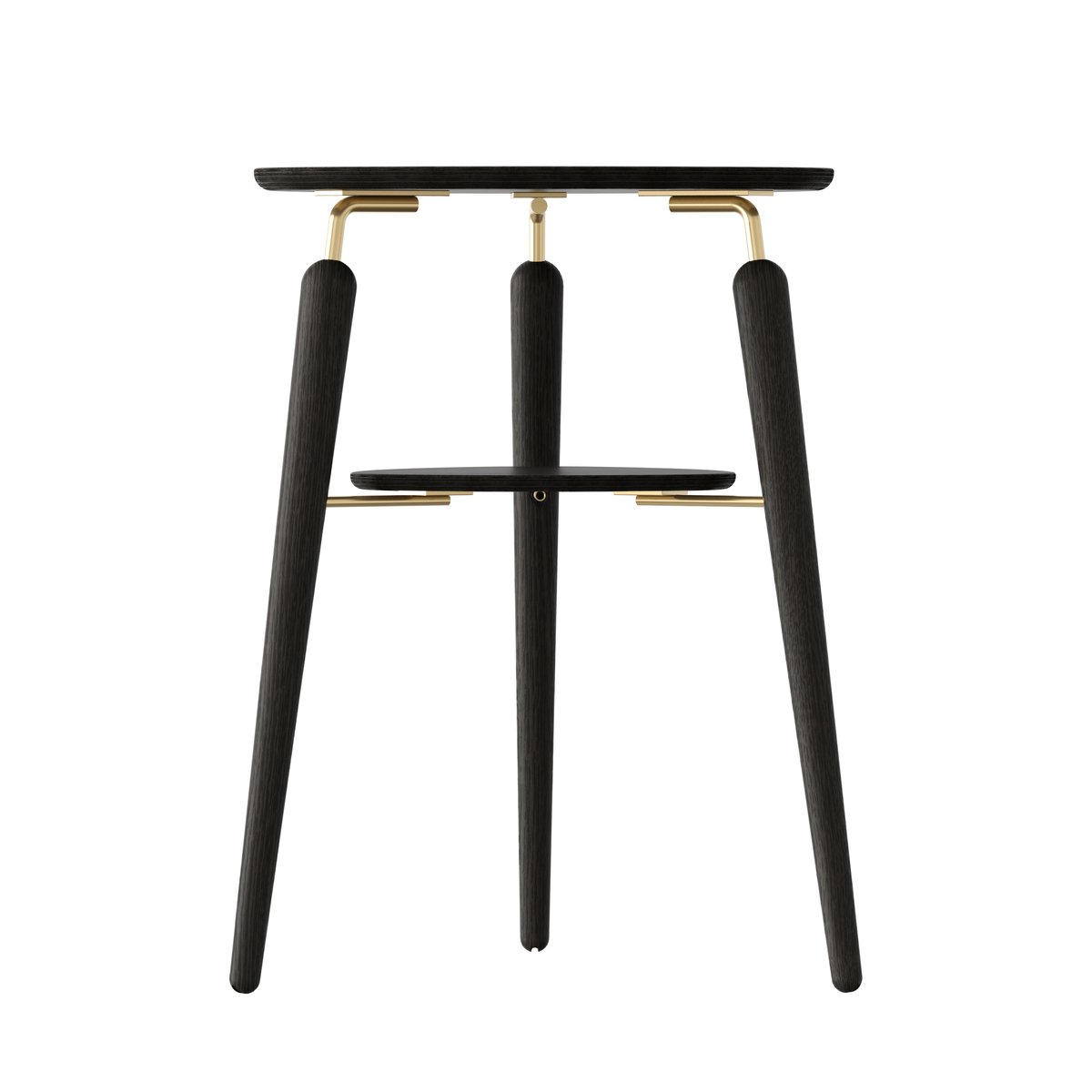 Bilde av Umage My Spot sidebord Svart eik-messing