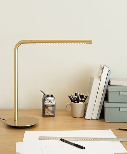 Omni Table bordlampe, Brass Umage