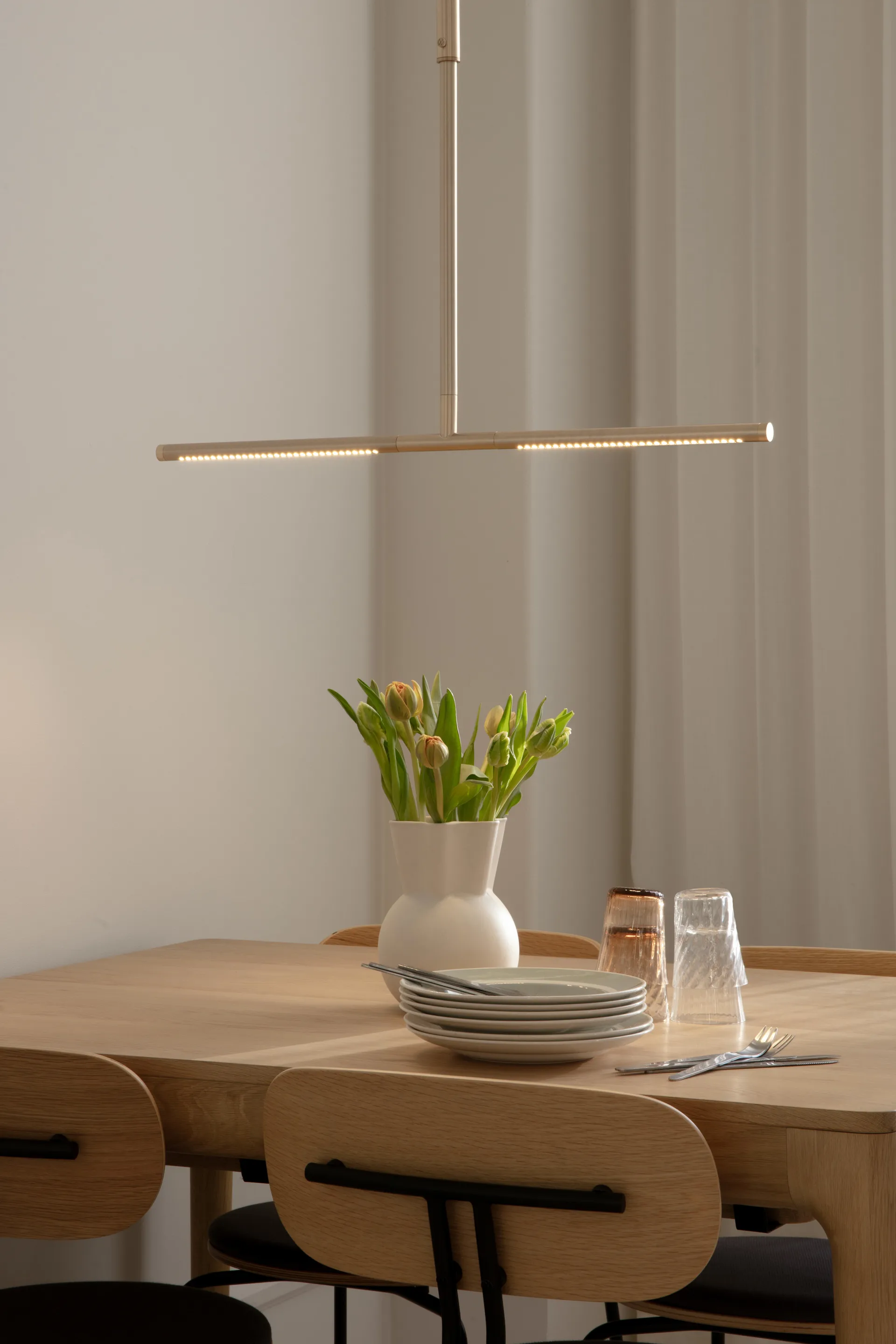 Omni taklampe 133x74 cm, Gold Umage