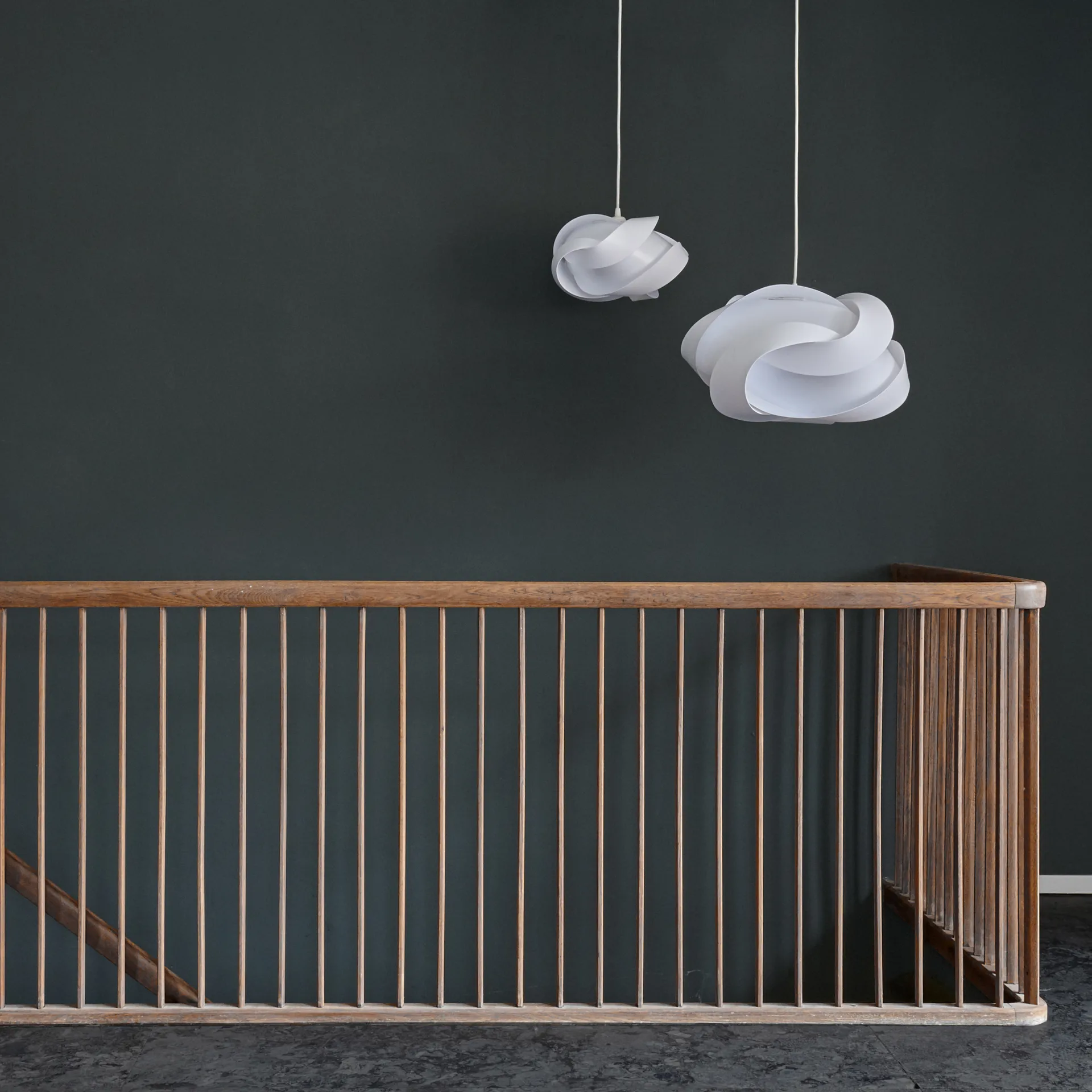 Ribbon lampeskjerm hvit, Ø60 cm Umage