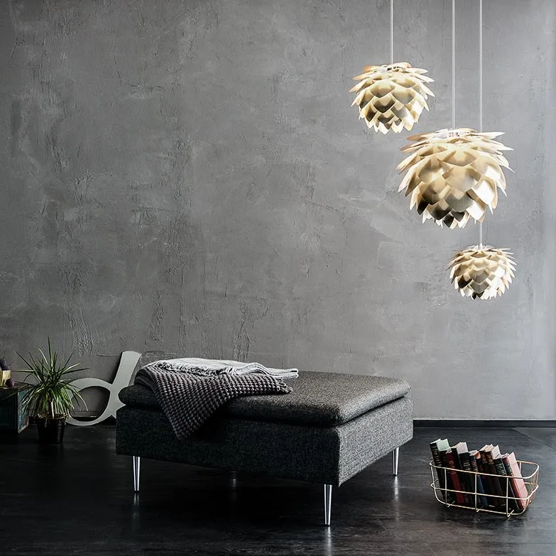 Silvia lampe børstet messing, Ø 50 cm Umage