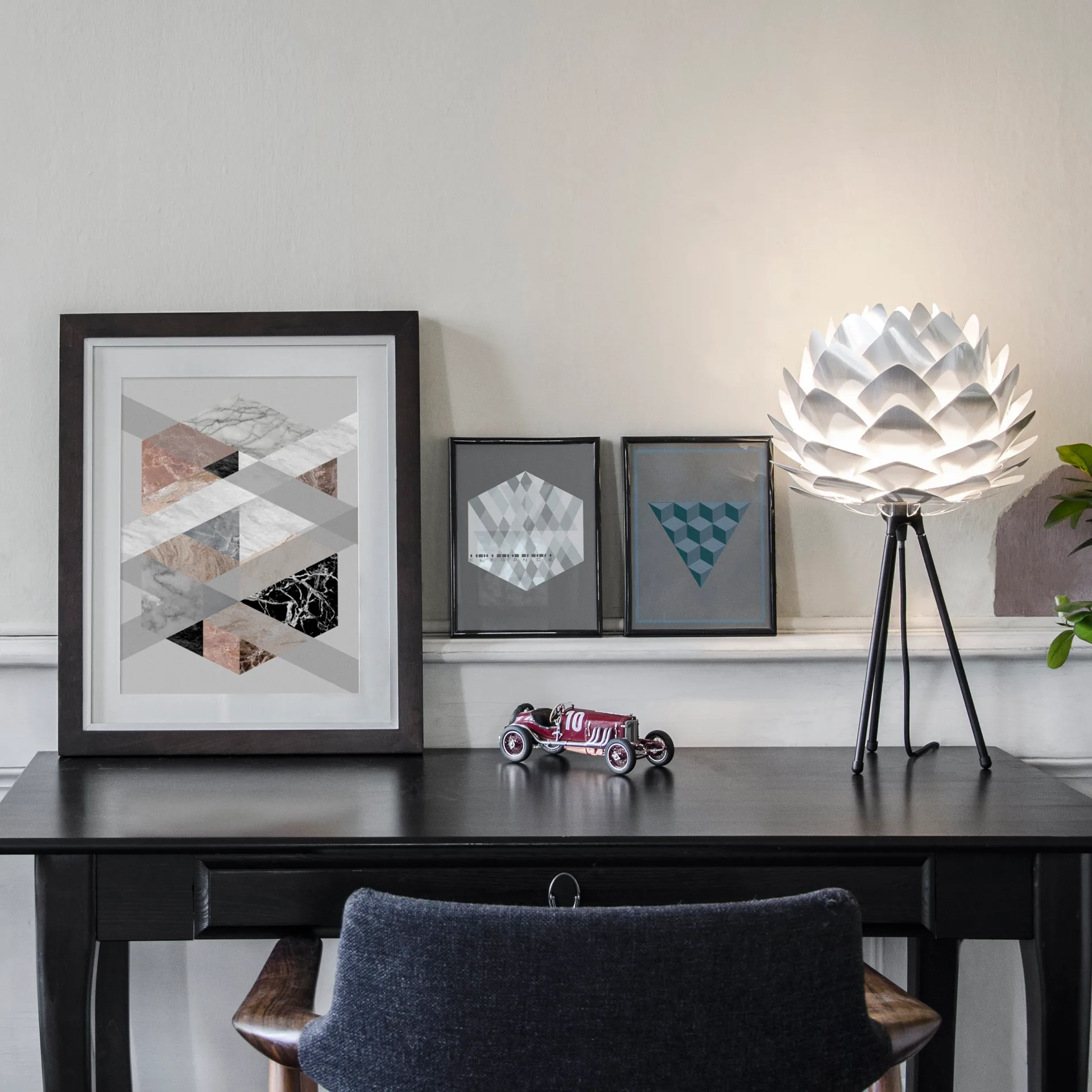 Silvia lampe stål, Ø 32 cm Umage