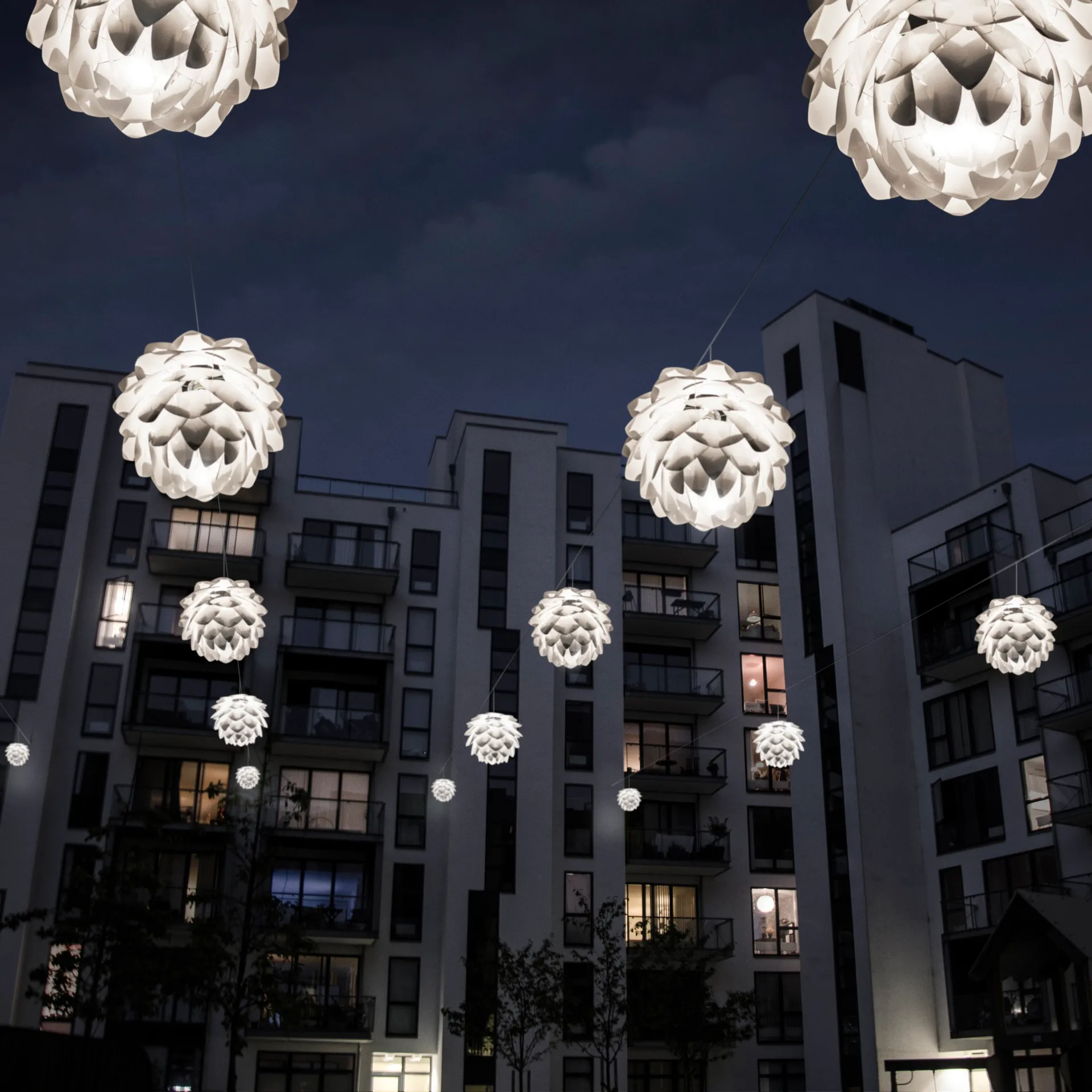 Silvia lampe stål, Ø 50 cm Umage