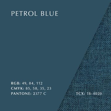 The Reader stol mørk eik - Petrol blue - Umage