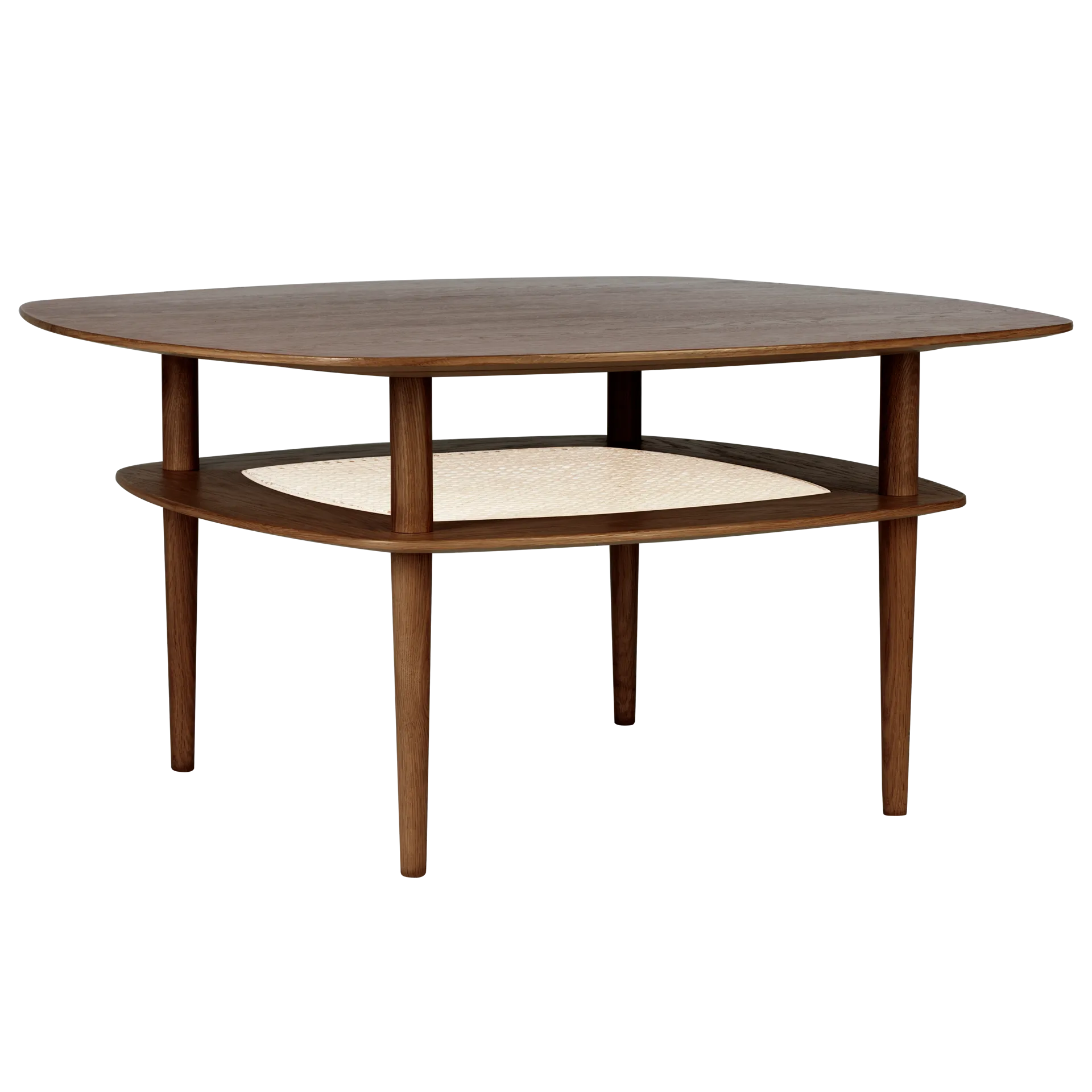 Together Smooth Square sofabord 100x100 cm, Dark oak Umage