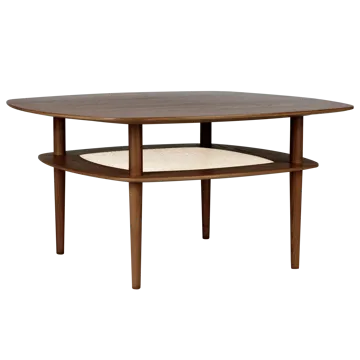 Together Smooth Square sofabord 100x100 cm - Dark oak - Umage