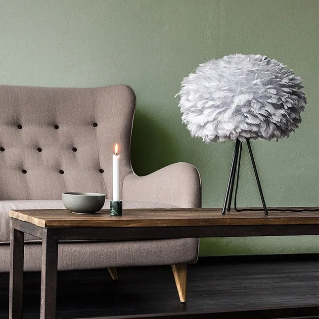 Tripod lampestativ bord, sort Umage