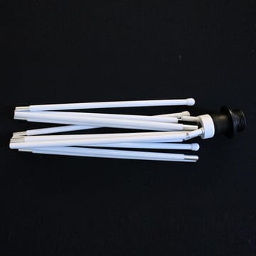 Tripod lampestativ gulv - hvit - Umage